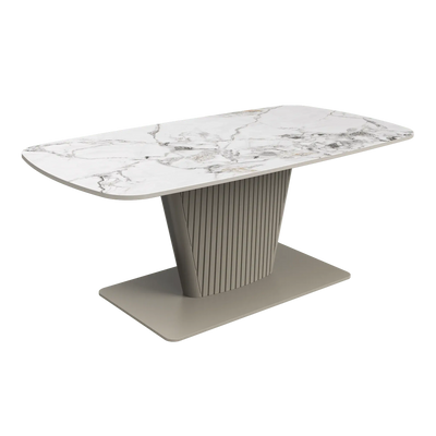 Estello White Ceramic Coffee Table Torelli