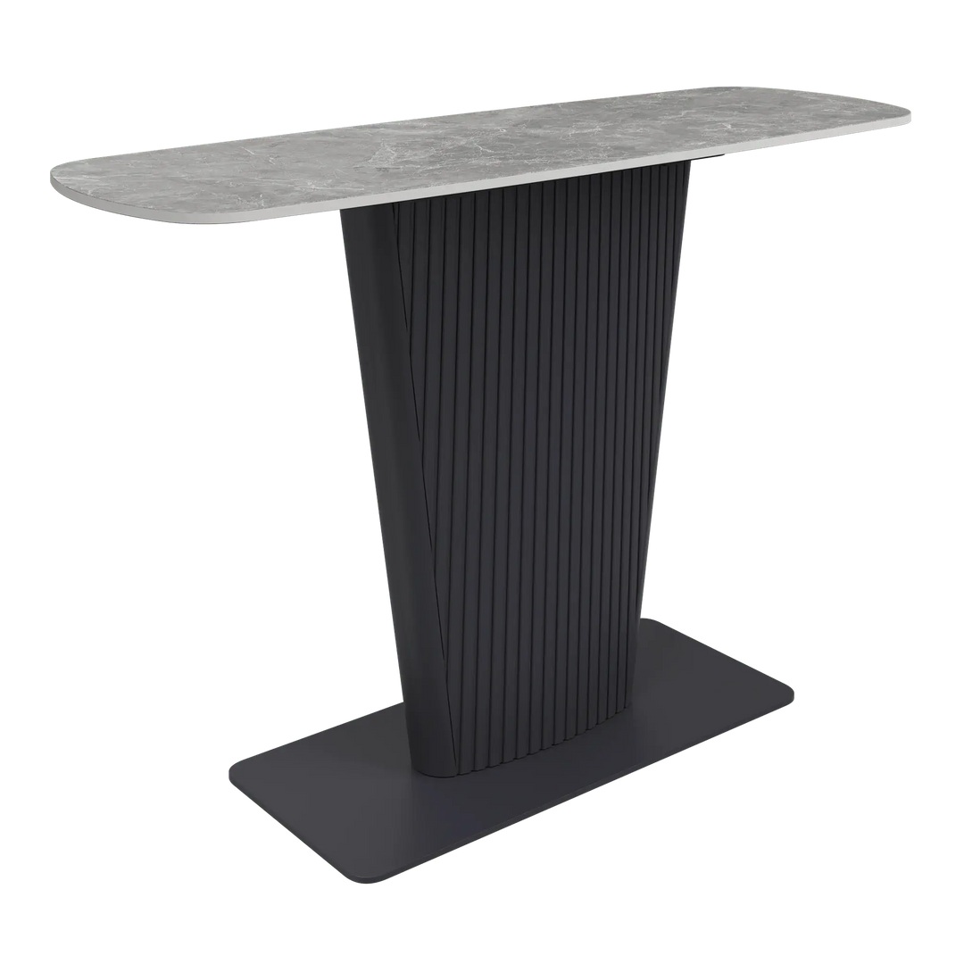 Estello Light Grey Ceramic Console Table Torelli