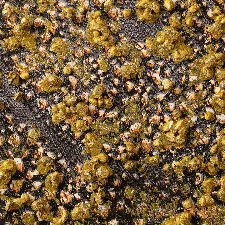 Black and Gold Spiral Abstract Canvas Wall Art Lina Home