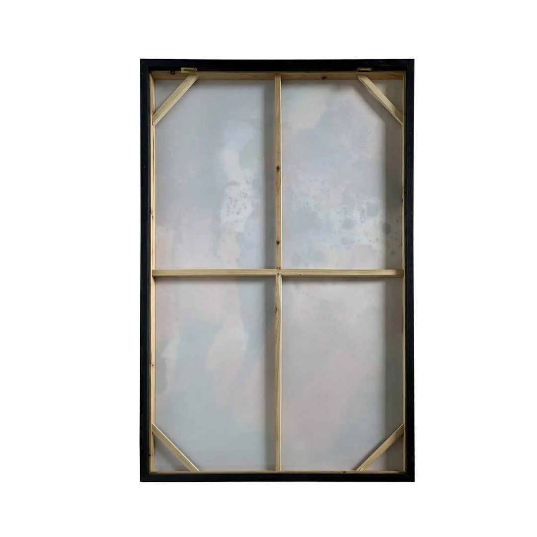 Framed Multicoloured Abstract Canvas Wall Art Lina Home