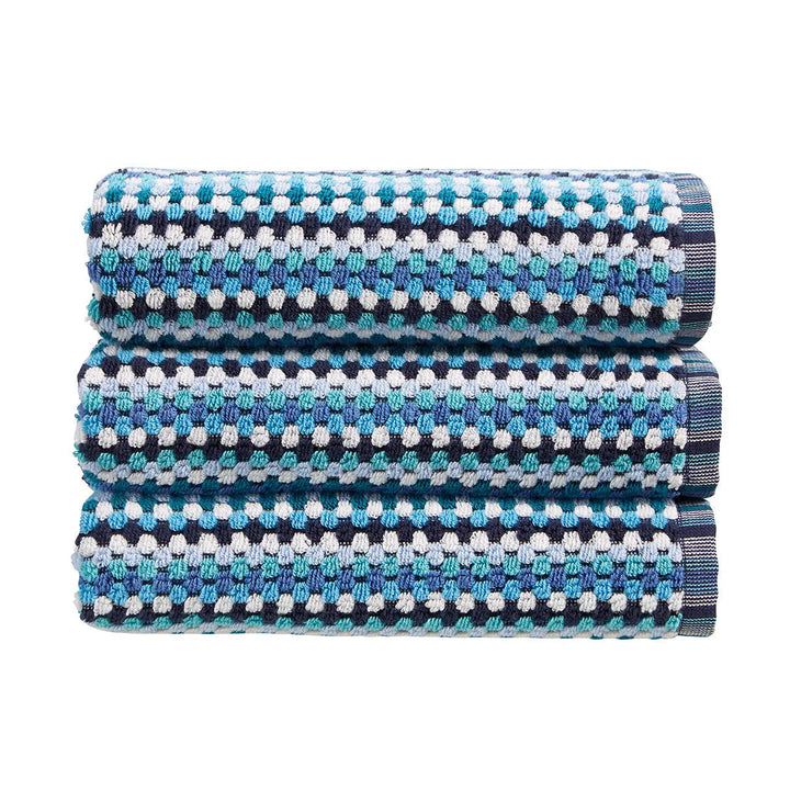 Christy Carnaby Stripe Bath Sheet Blue CHRISTY LUX-HOM