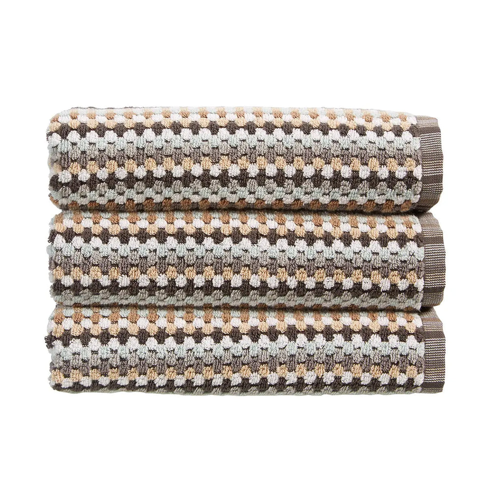 Christy Carnaby Stripe Bath Sheet Neutral CHRISTY LUX-HOM