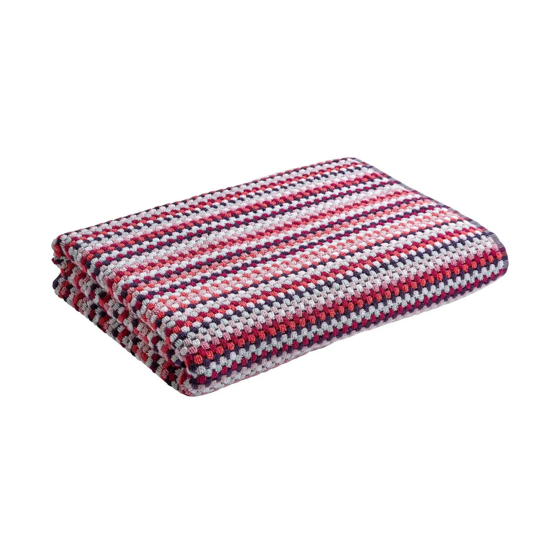 Christy Carnaby Stripe Bath Sheet Berry CHRISTY LUX-HOM