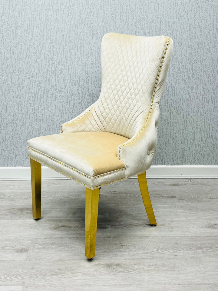 Verona Cream Ring Knocker Chair