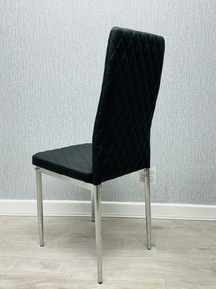 Claridge Black PU Dining Chair