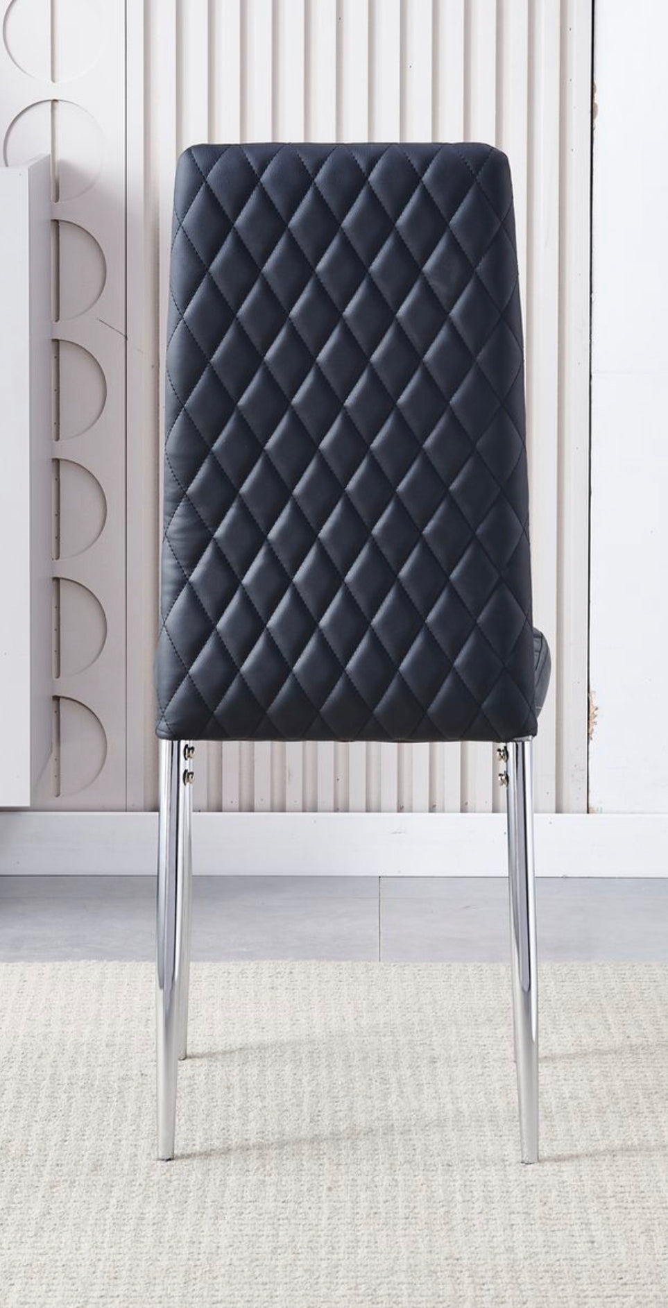 Claridge Black PU Dining Chair