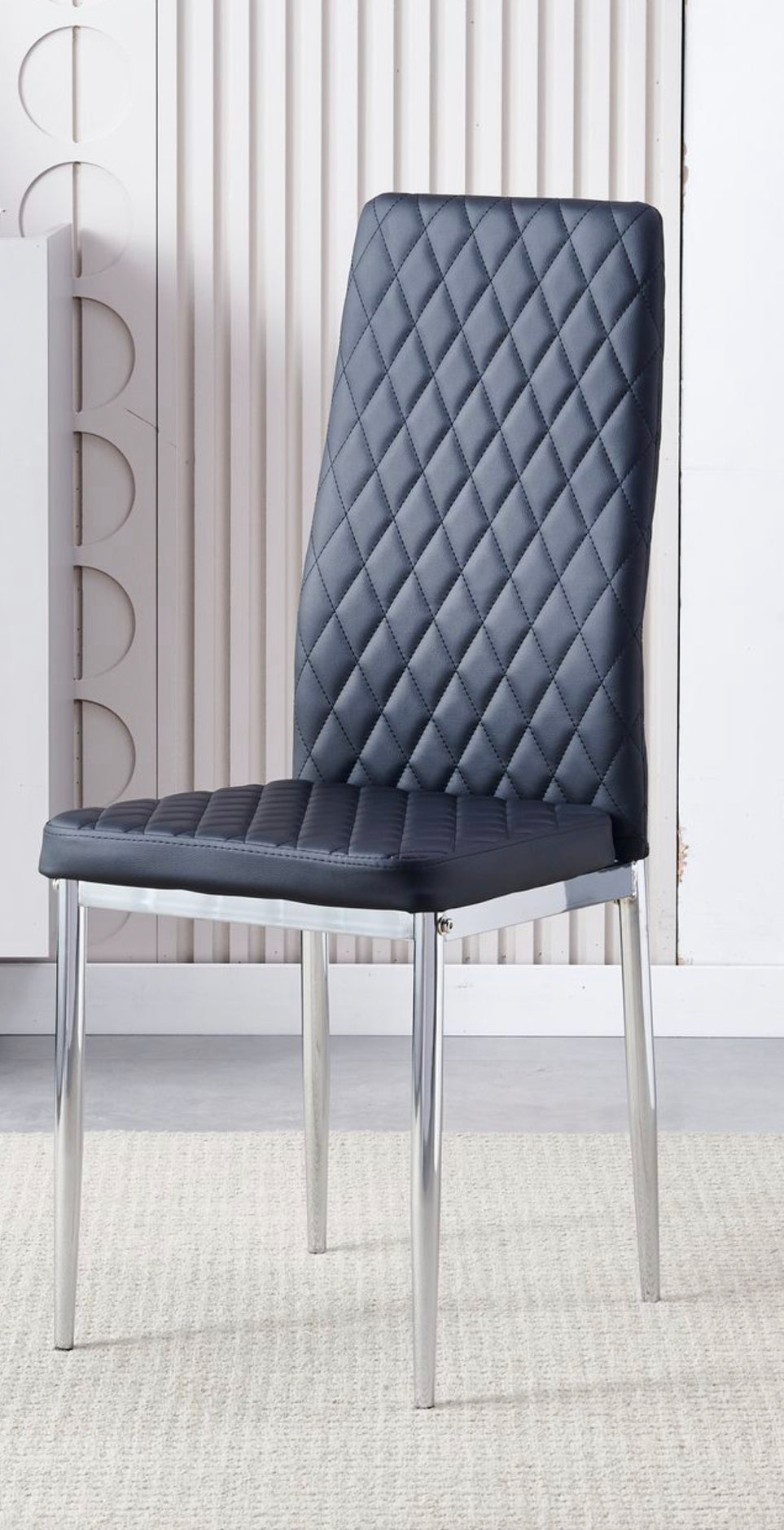 Claridge Black PU Dining Chair
