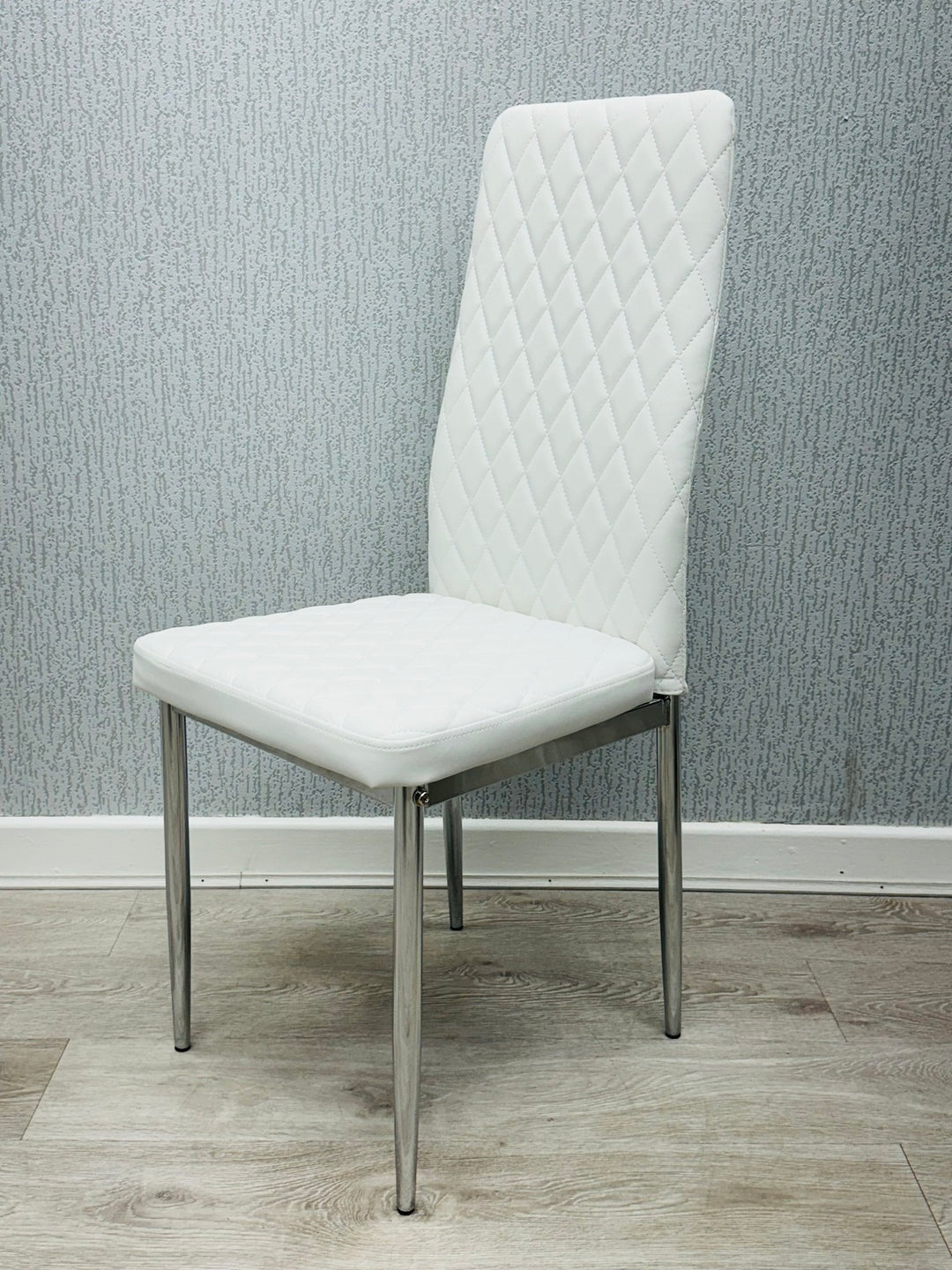 Claridge White PU Dining Chair