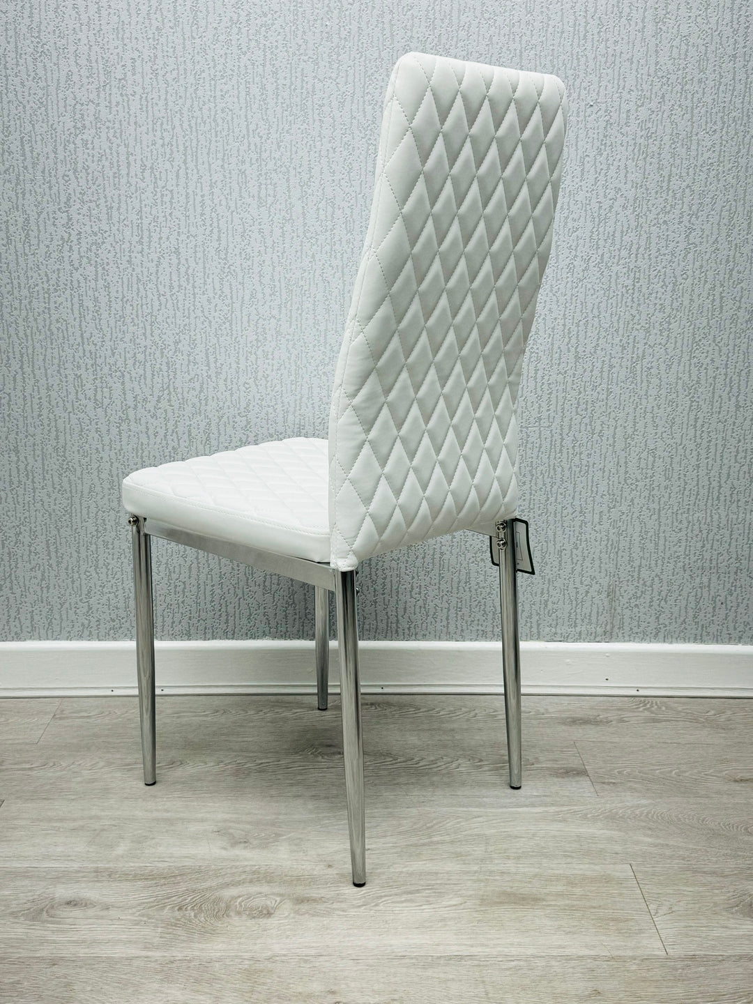 Claridge White PU Dining Chair