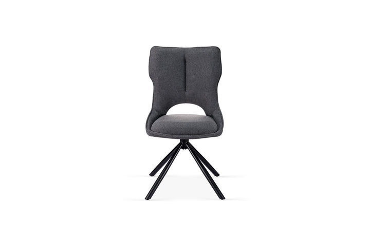 Roma 360 Swivel Grey Dining Chair