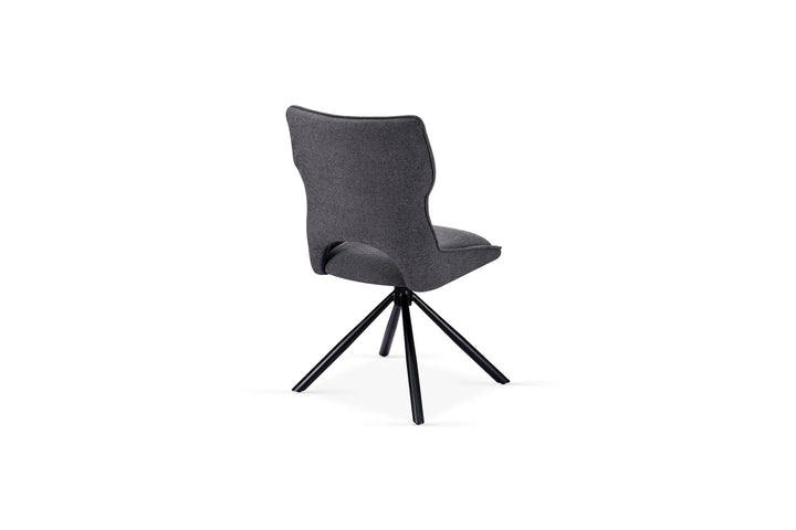 Roma 360 Swivel Grey Dining Chair