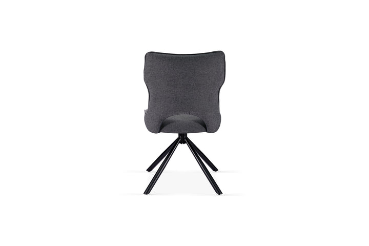 Roma 360 Swivel Grey Dining Chair