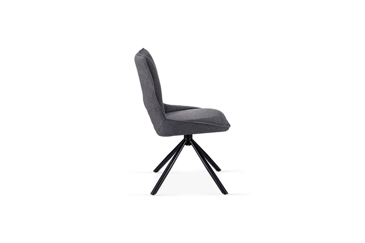 Roma 360 Swivel Grey Dining Chair