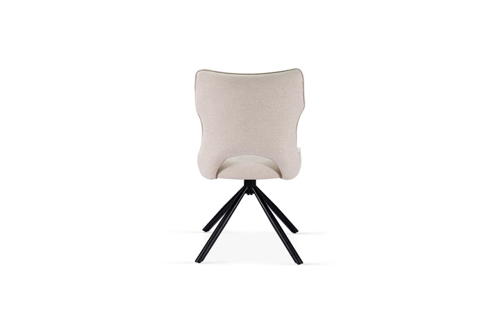 Roma 360 Swivel Beige Dining Chair