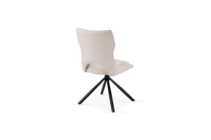 Roma 360 Swivel Beige Dining Chair