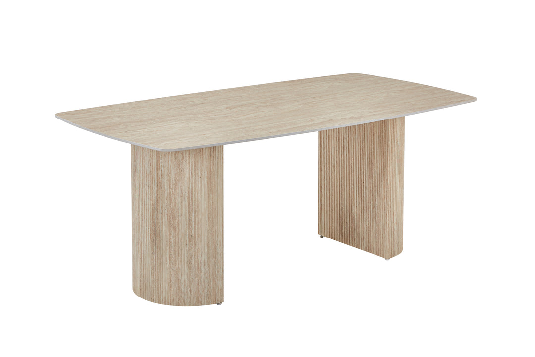 Ophelia Beige Ceramic 160cm Table