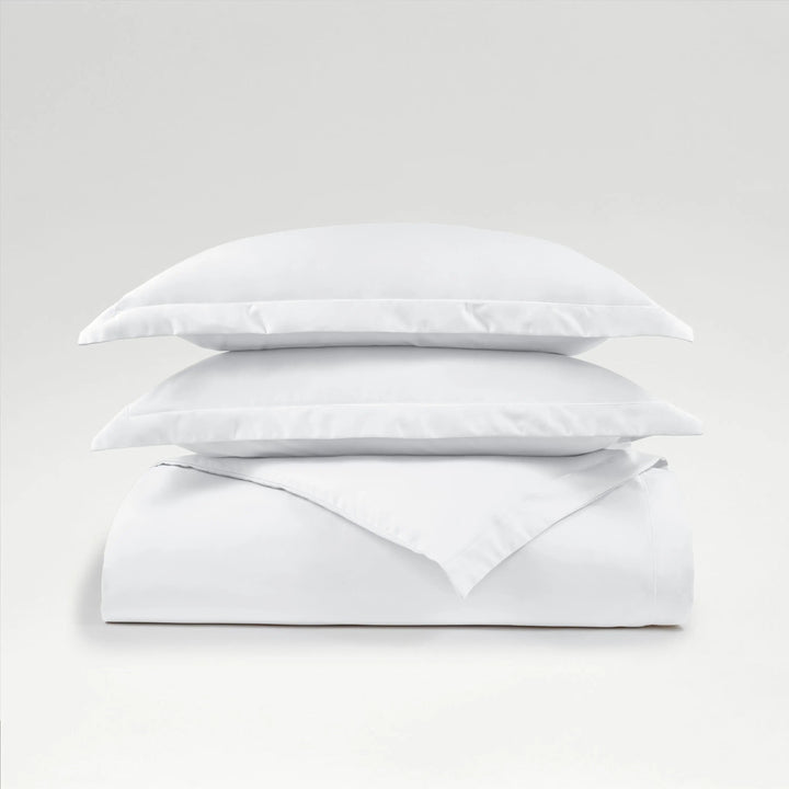 Christy Premium Sateen Super King Duvet Set White Christy