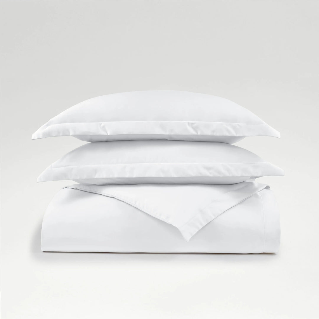 Christy Premium Sateen Double Duvet Set White Christy
