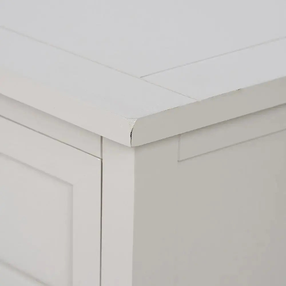 Devonshire Putty Pine Wood 3 Drawer 3 Basket Unit   Nicholas John Interiors