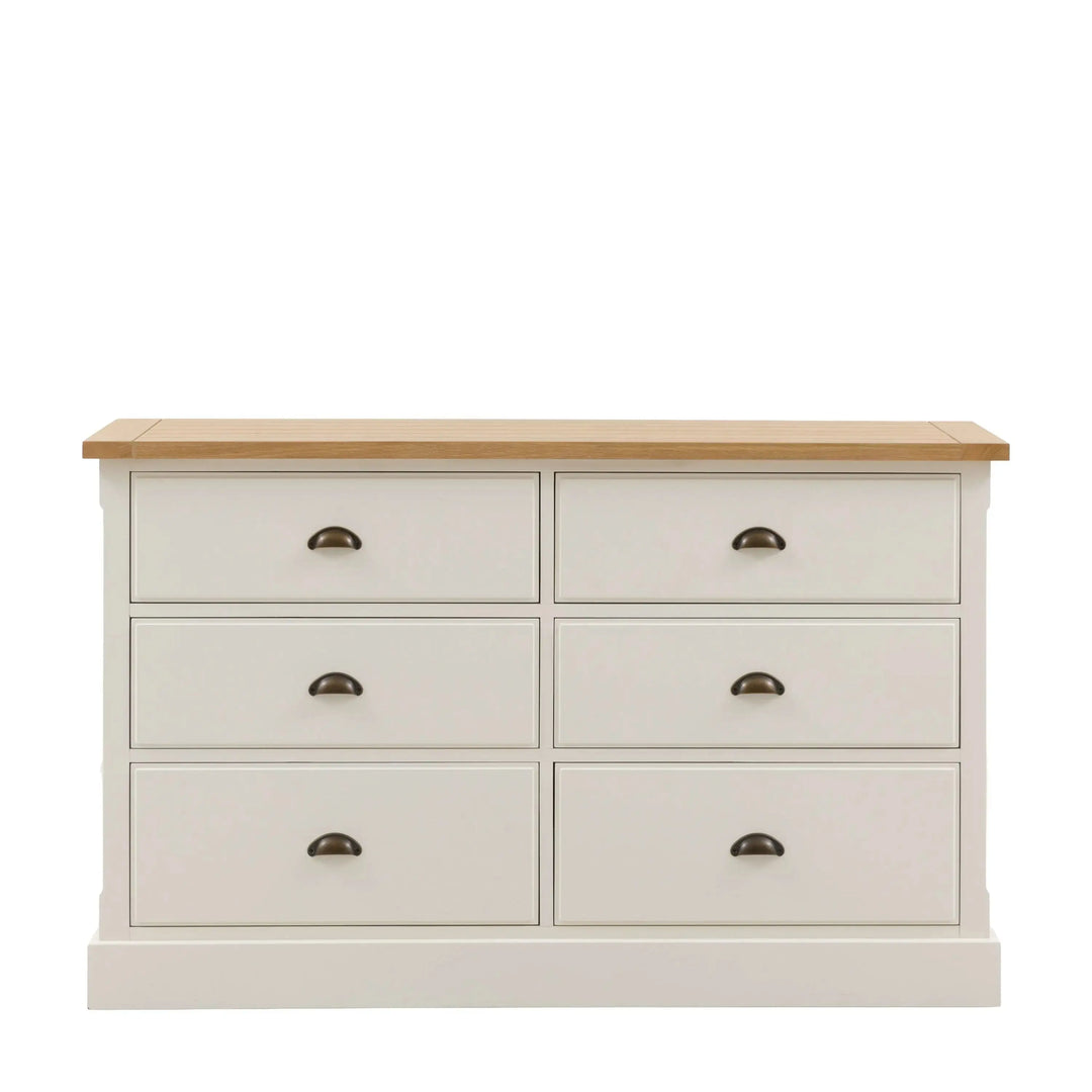 Eton 6 Drawer Chest White   Nicholas John Interiors