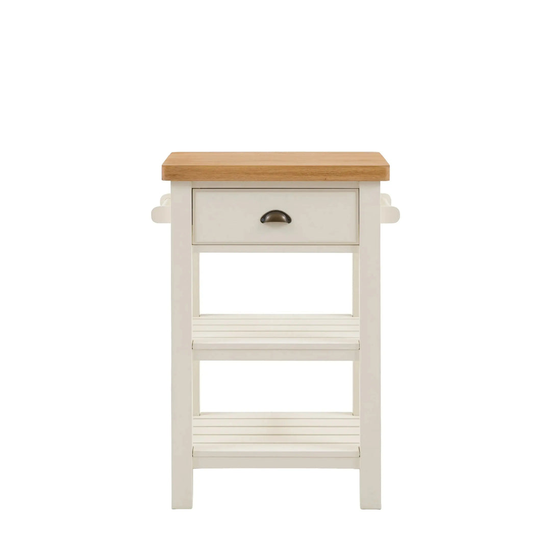 Eton Butchers Block White   Nicholas John Interiors