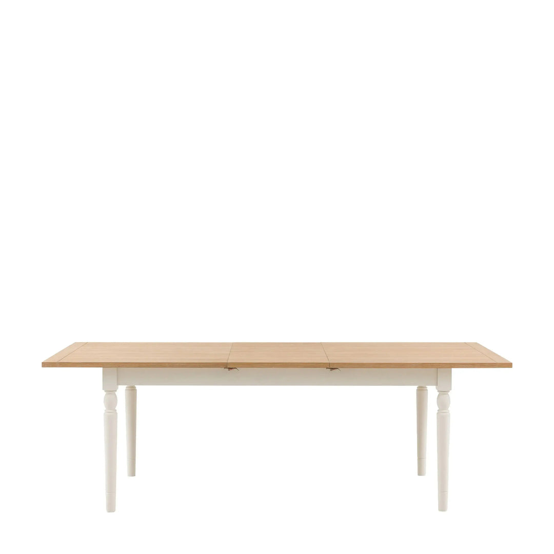 Eton Extending Dining Table White   Nicholas John Interiors