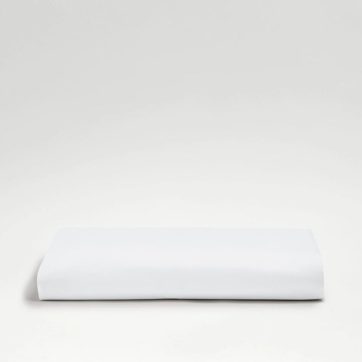 Christy Premium Sateen King Size Fitted Sheet White Christy