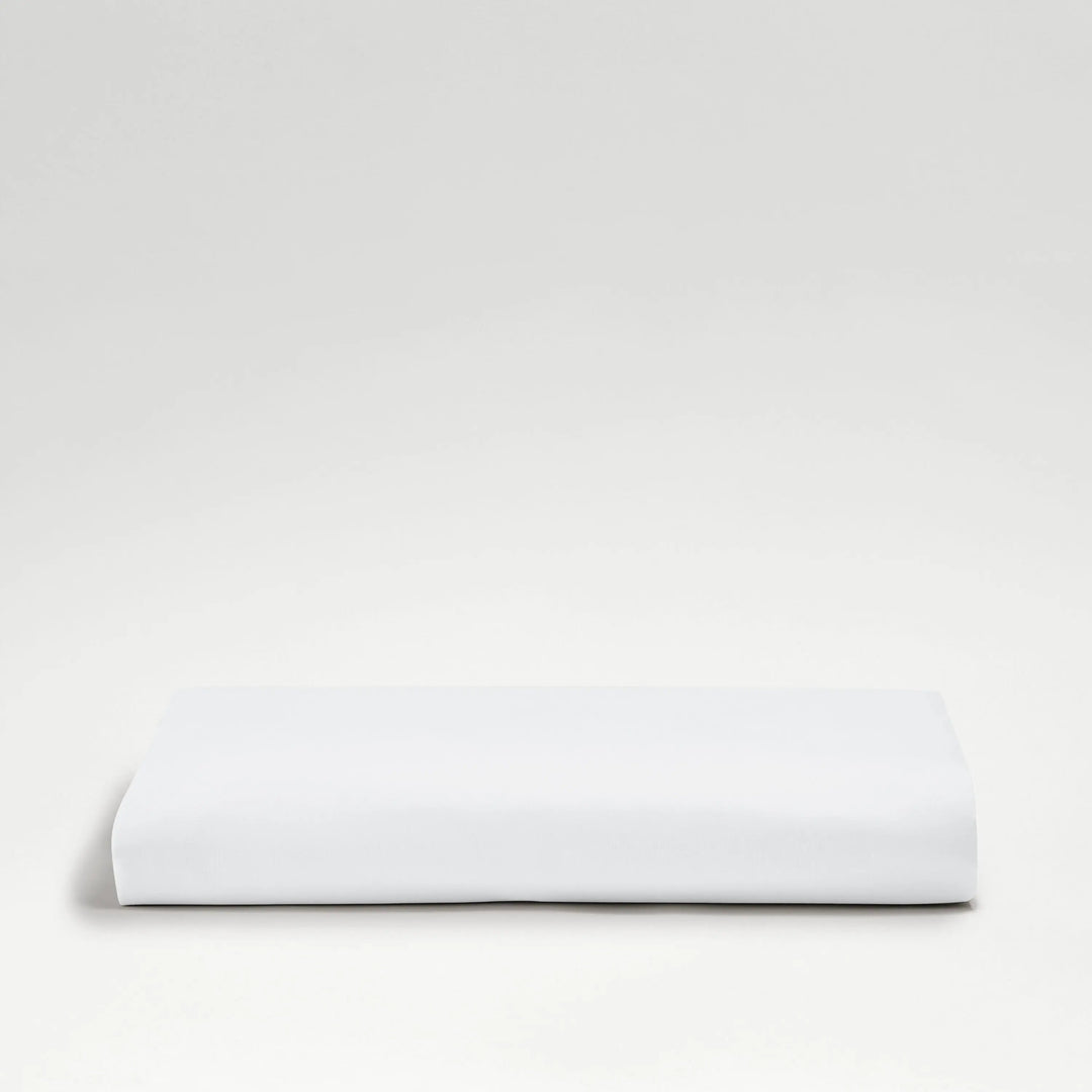 Christy Premium Sateen Double Fitted Sheet White Christy