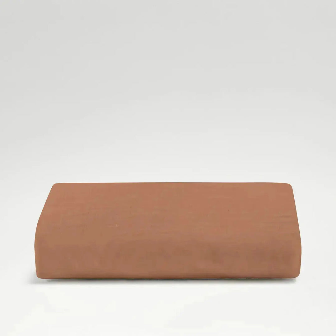 Christy Organic Retreat Super King Fitted Sheet Clay CHRISTY LUX-HOM