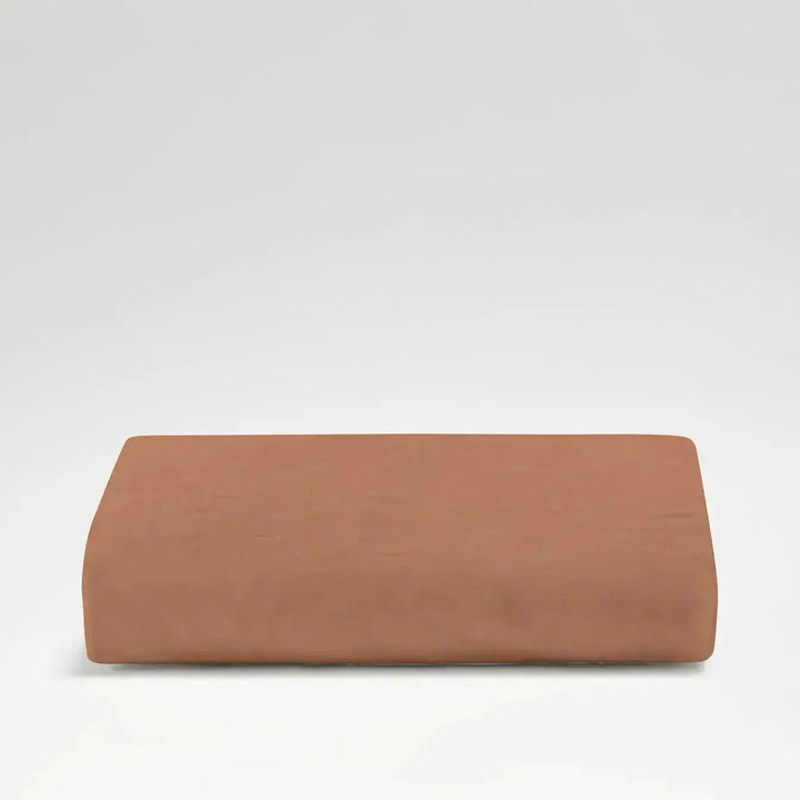 Christy Organic Retreat Super King Fitted Sheet Clay CHRISTY LUX-HOM