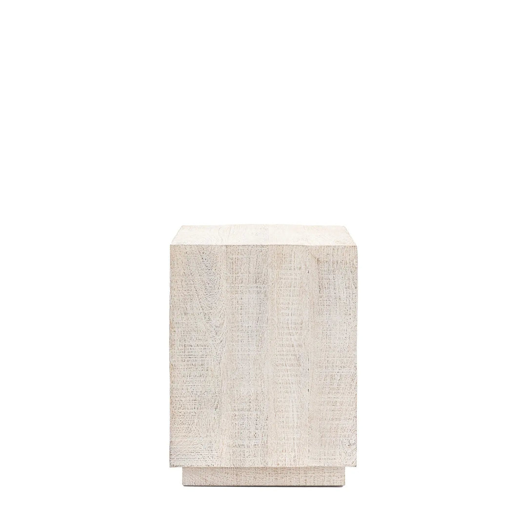Iona Side Table - Whitewash Noa & Co