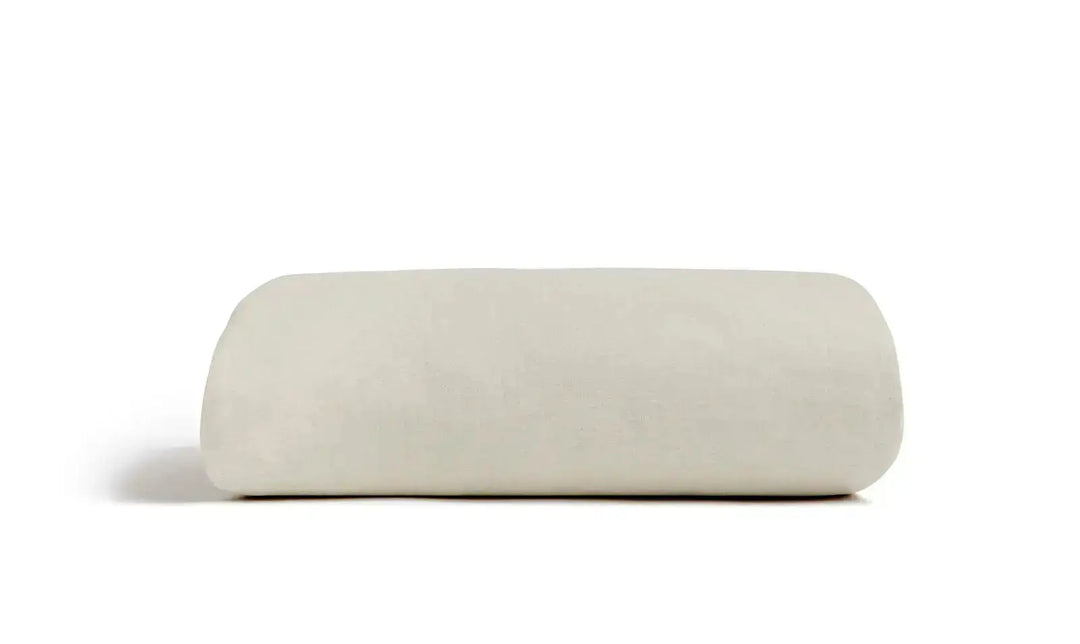 Christy Flannel Marl Single Fitted Sheet Oat Christy