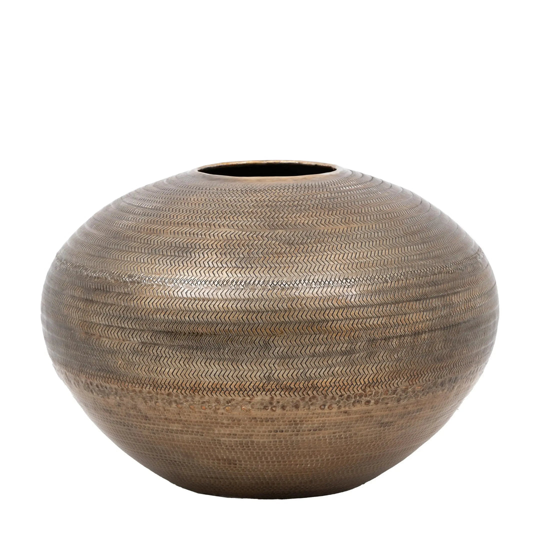 Artistic Aluminium Vase Arrow Antique Brass Gallery