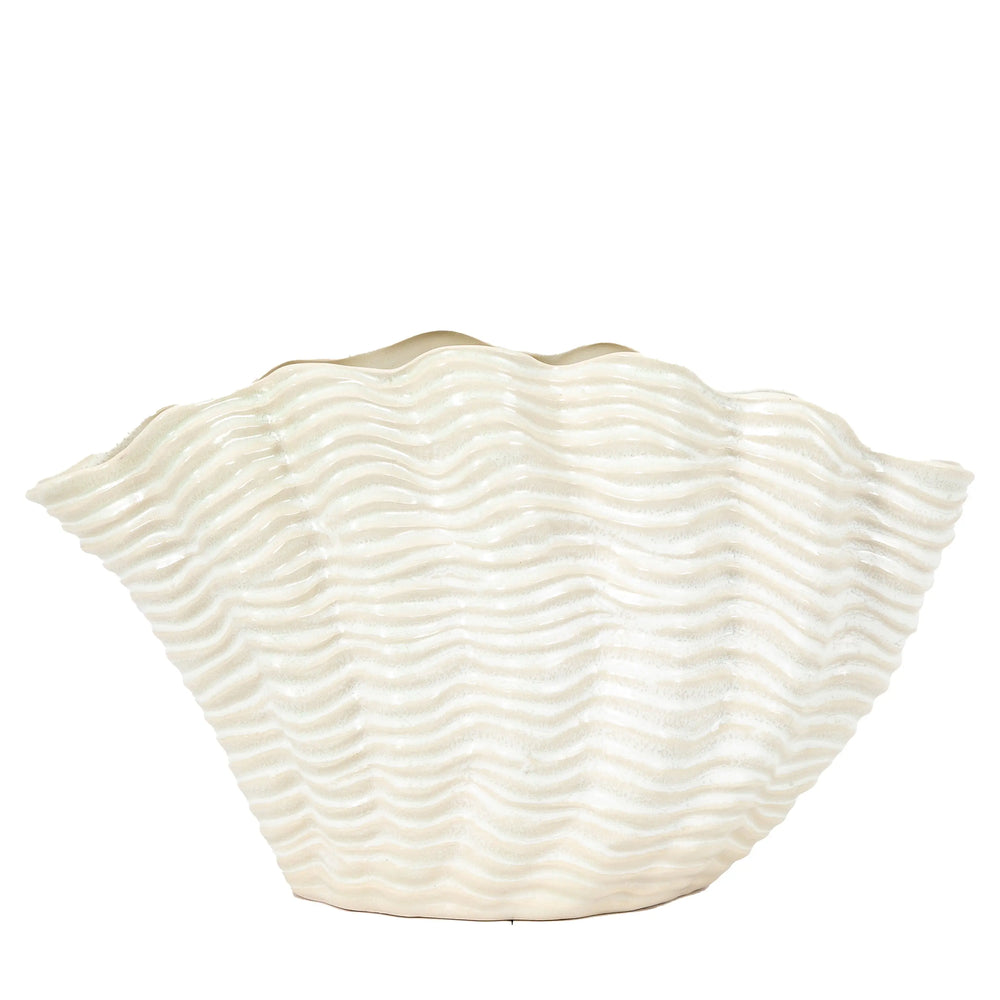 Clam Vase Reactive White Gallery