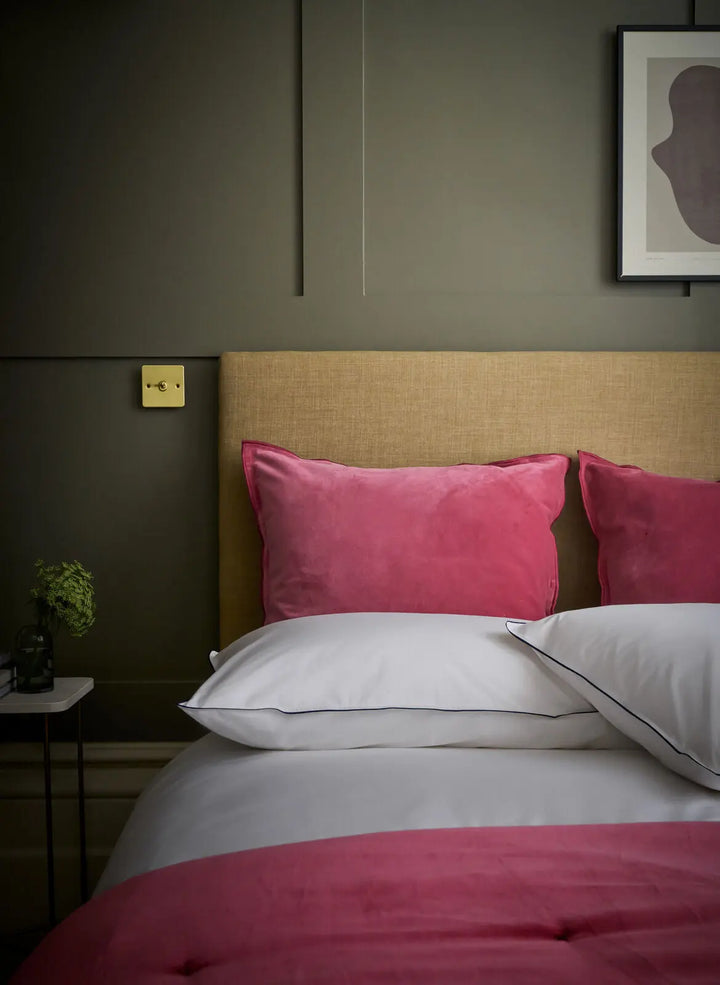 Christy Harewood Sham Set of 2 – Fuchsia Luxury Bed Cushions Christy