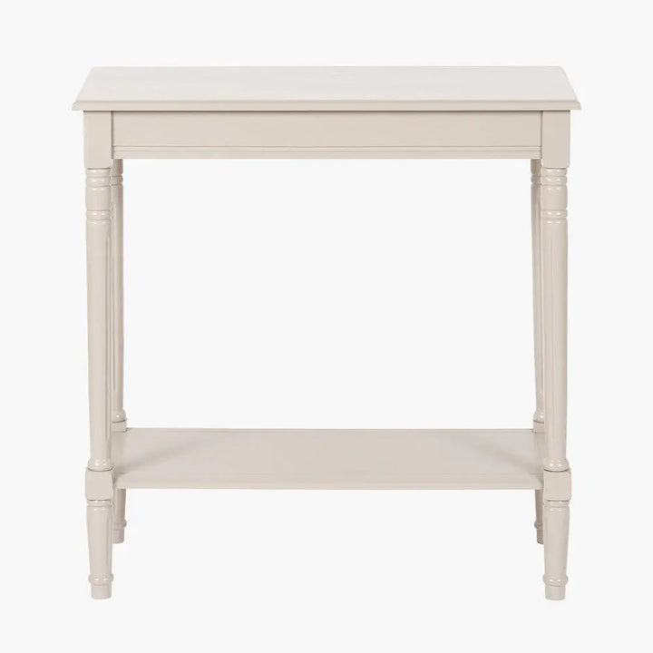 Heritage Putty Pine Wood Console Table  Nicholas John Interiors