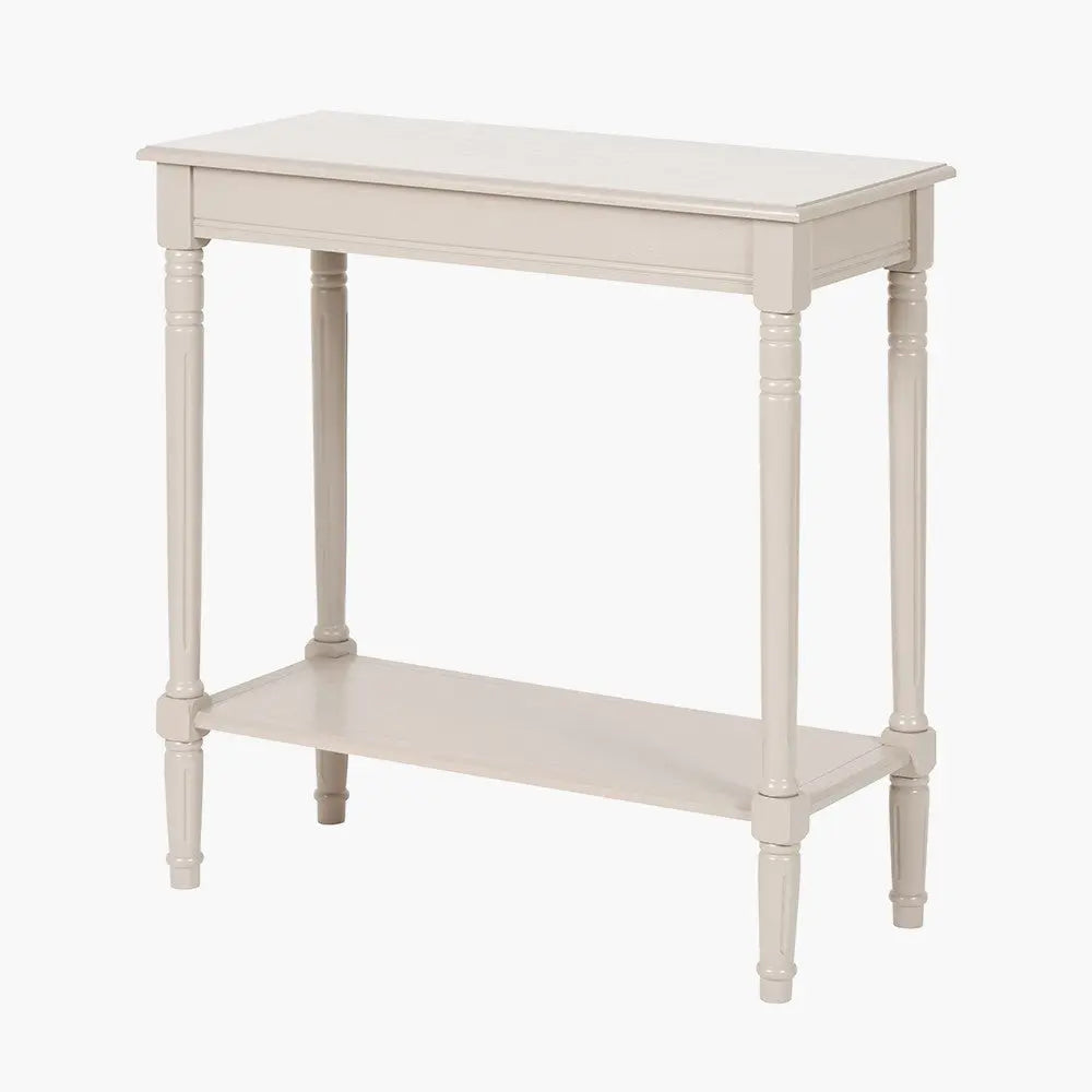 Heritage Putty Pine Wood Console Table  Nicholas John Interiors