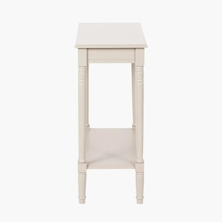 Heritage Putty Pine Wood Console Table  Nicholas John Interiors