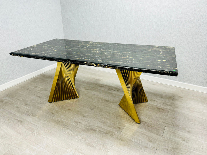 Regency Black & Gold Coffee Table
