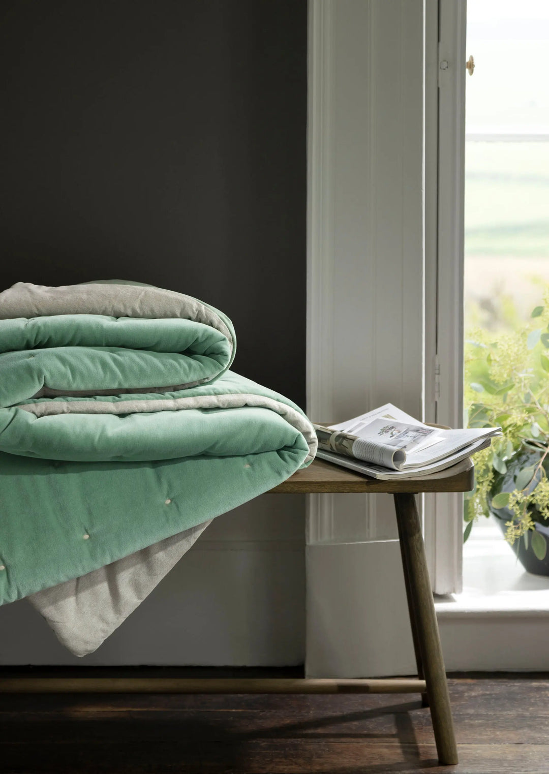 Christy Jaipur Throw Jade 140x200cm CHRISTY LUX-HOM