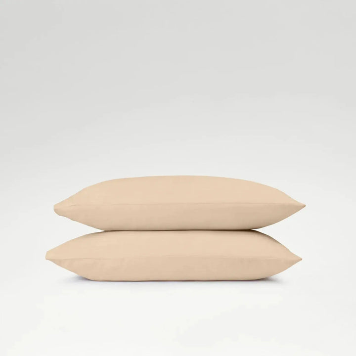 Christy Organic Retreat King Pillowcase Pair in Oat Christy