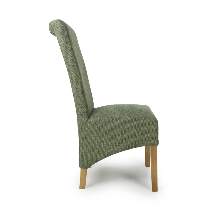 Kristara Weave Green Dining Chair NJ HOME SHANKAR BSTAR 1 MAN