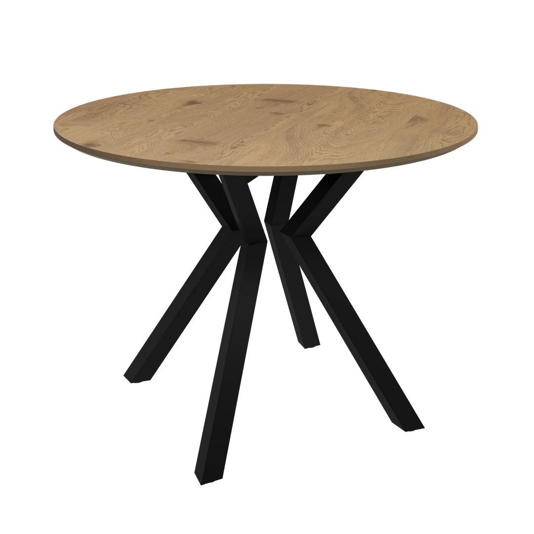 Lorenzi 110cm Wood Look Ceramic Look Dining Table Torelli