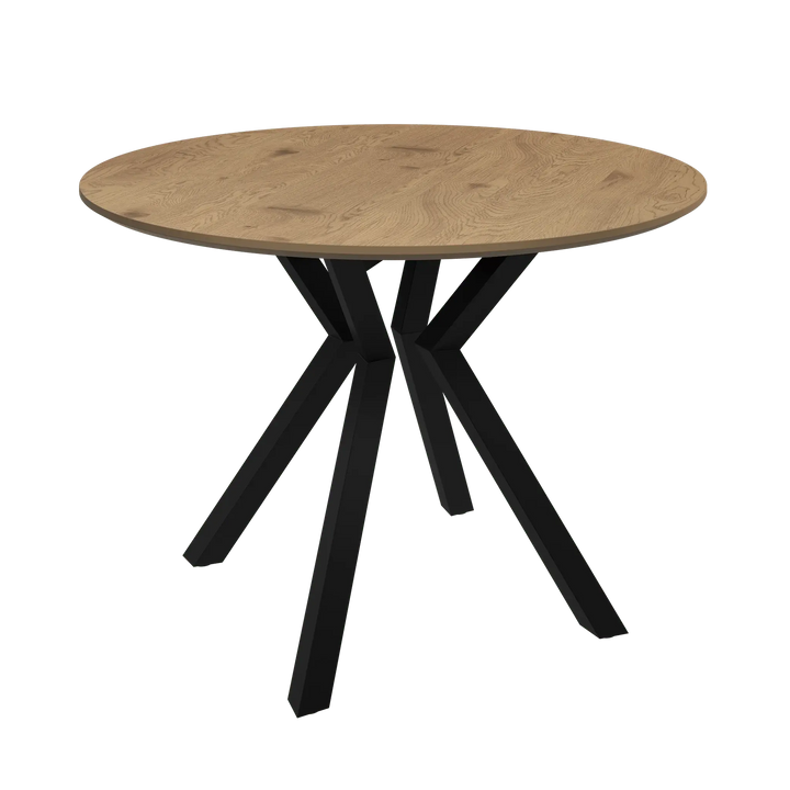 Lorenzi 110cm Wood Look Ceramic Look Dining Table Torelli