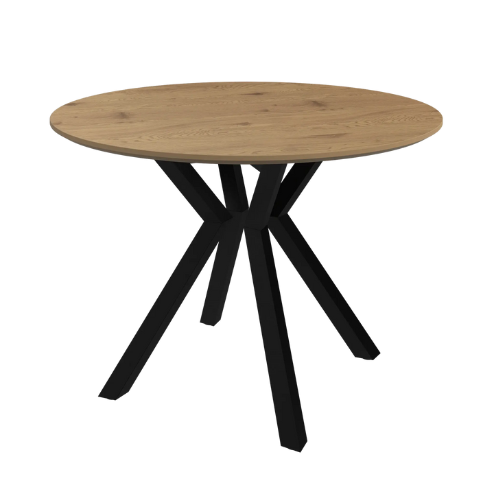 Lorenzi 110cm Wood Look Ceramic Look Dining Table Torelli