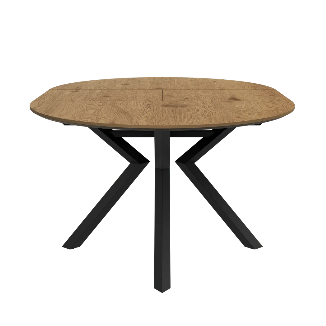 Lorenzi 120-160cm Extending Wood Look Ceramic Look Dining Table Torelli