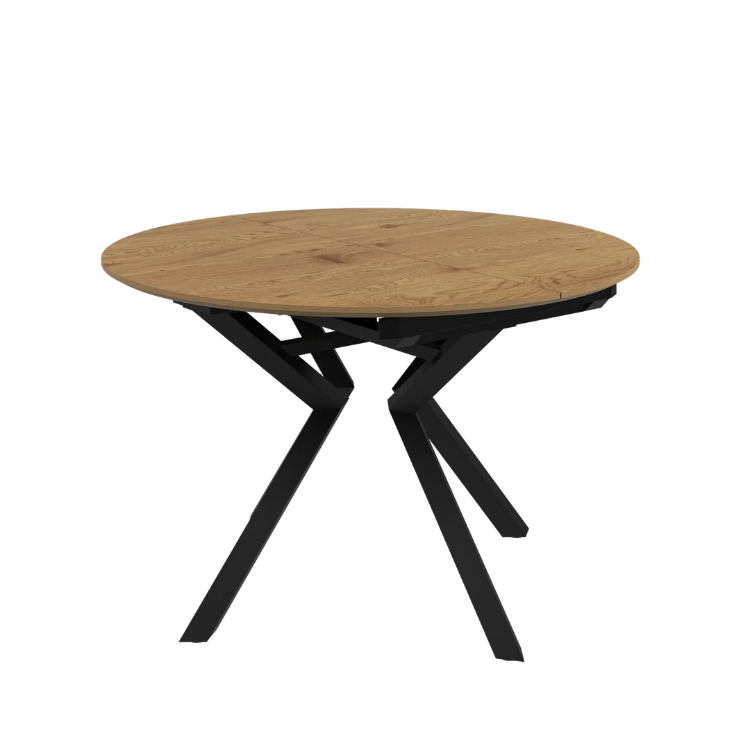 Lorenzi 120-160cm Extending Wood Look Ceramic Look Dining Table Torelli