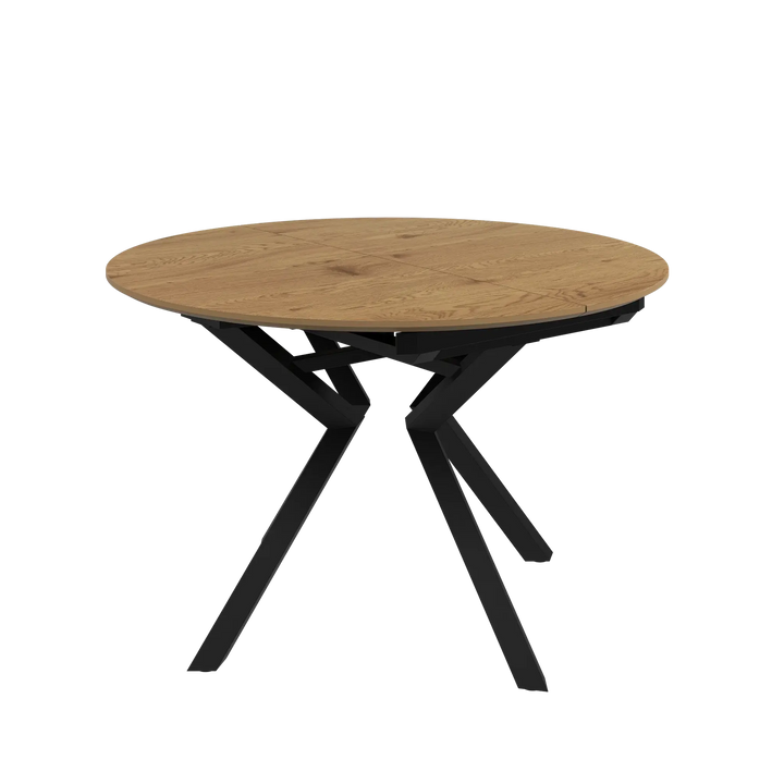 Lorenzi 120-160cm Extending Wood Look Ceramic Look Dining Table Torelli