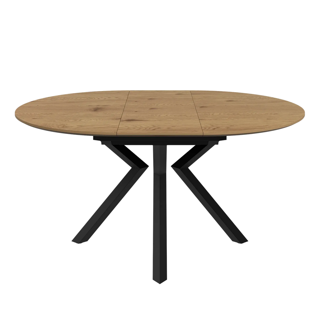 Lorenzi 120-160cm Extending Wood Look Ceramic Look Dining Table Torelli