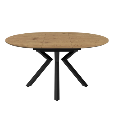 Lorenzi 120-160cm Extending Wood Look Ceramic Look Dining Table Torelli